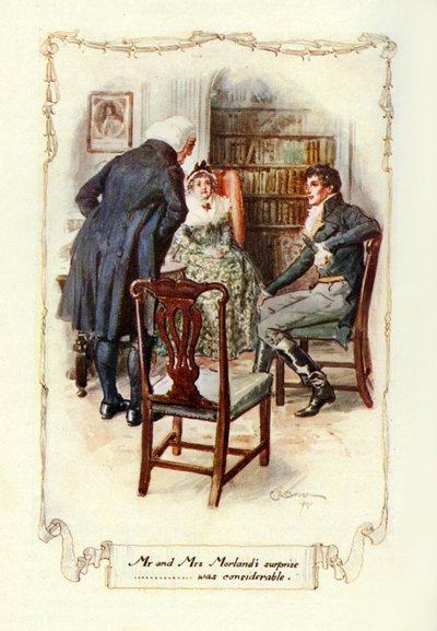 莫兰兹先生和夫人惊讶......相当可观，1907年（插图） 作者 查尔斯·埃德蒙·布洛克