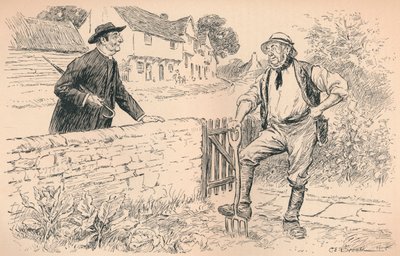 牧师，1909年 作者 查尔斯·埃德蒙·布洛克