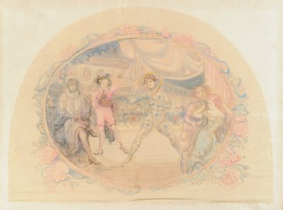 Harlequin SAmuse，1905年（纸上写着） 作者 查尔斯·爱德华·康德