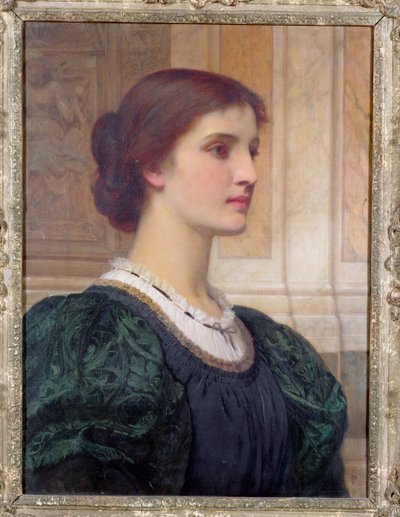 凯特狄更斯的肖像，艺术家的妻子 作者 Charles Edward Perugini