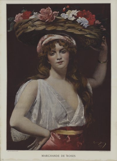 玫瑰商人 作者 Charles Emile Auguste Carolus Duran