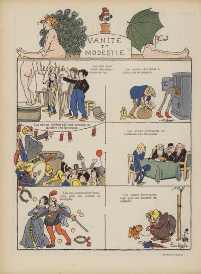 笑的插图 作者 Charles Emile Egli