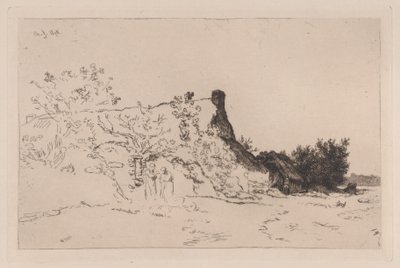 La Grande Chaumière Kercassier, 1875. 作者 查尔斯·埃米尔·雅克