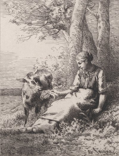 A Friendship, 1867. 作者 查尔斯·埃米尔·雅克