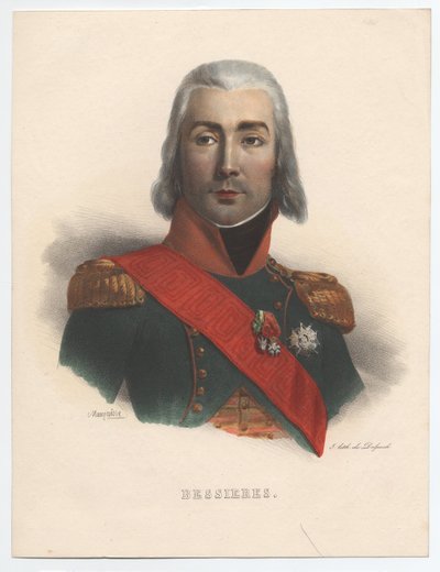 让·巴蒂斯特·贝西埃雷斯肖像1768-1813，法国元帅，1835年 作者 Charles Emile Mauraisse