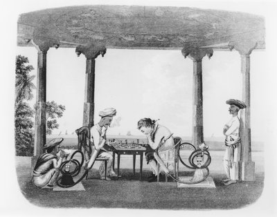 从&39;东方图画&39;中抽出水烟筒43，由T. Rickards，酒吧雕刻。 1806（aquatint） 作者 查尔斯·埃米利乌斯·金
