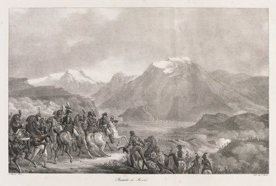 Battle of Rivoli, early 19th century (litho) 作者 查尔斯·艾蒂安·皮埃尔·莫特