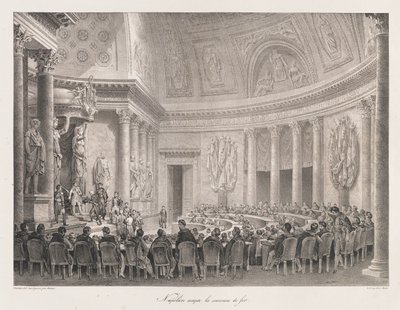 Napoleon Accepting Iron Cross, early 19th century 作者 查尔斯·艾蒂安·皮埃尔·莫特