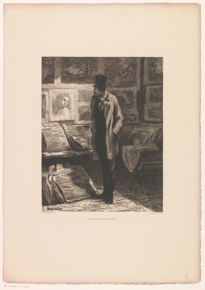 版画收藏家
版画爱好者（物品上的标题） 作者 奥诺雷·杜米埃