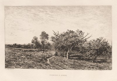 奥弗的苹果树1877年，奥弗的苹果树。 作者 查尔斯·弗朗索瓦·杜比尼