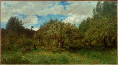 CFDaubigny，法国果园收获时 作者 查尔斯·弗朗索瓦·杜比尼