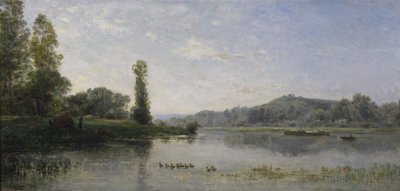 1860年的河景 作者 查尔斯·弗朗索瓦·杜比尼