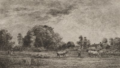 月出，1861年。 作者 查尔斯·弗朗索瓦·杜比尼