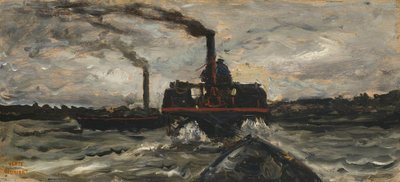 约1860年的河船 作者 查尔斯·弗朗索瓦·杜比尼
