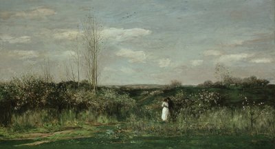 春天风景，1862年 作者 查尔斯·弗朗索瓦·杜比尼