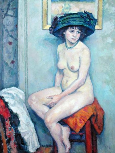 裸体，约1910年（布面油画 作者 查尔斯·弗朗索瓦·普罗斯珀·盖林
