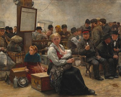 在应许之地，城堡花园，1884年。 作者 查尔斯·弗雷德里克·乌尔里希