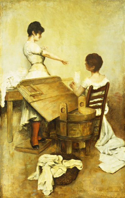 女洗衣机， 作者 查尔斯·弗雷德里克·乌尔里希