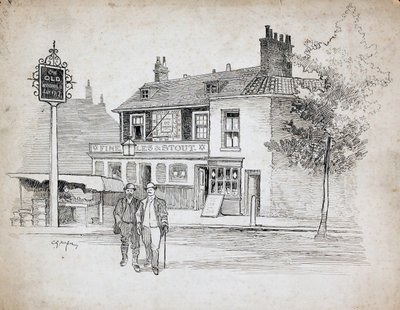 老风车公馆，214-214 Chiswick High Road, Turnham Green, London, 1892-1933。    作者 查尔斯·乔治·哈珀
