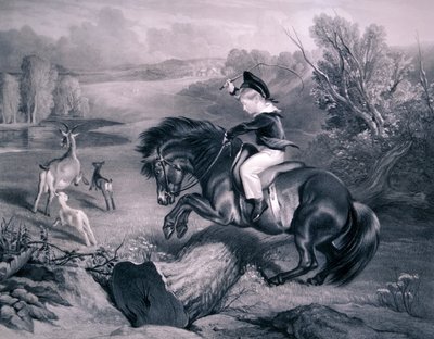 第一次飞跃》，1857年 作者 查尔斯·乔治·刘易斯