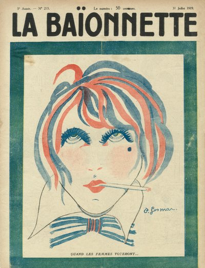 7 月 31 日《La Baionnette》报封面 作者 查尔斯·格斯玛