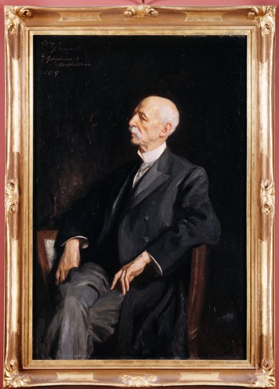 Manuel Patricio Rodriguez Garcia 坐在扶手椅上 作者 查尔斯·戈德斯伯勒·安德森