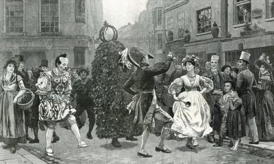 Jack-in-the-Green  - 六十年前的一个五月天（即1830年代） 作者 查尔斯·格林