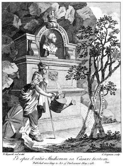 英国的乔治三世，1761年 作者 查尔斯·格里尼翁