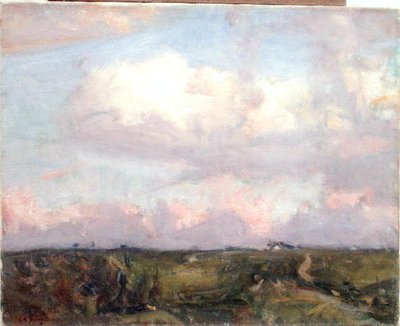 午后的云（布面油画） 作者 查尔斯·哈罗德·戴维斯