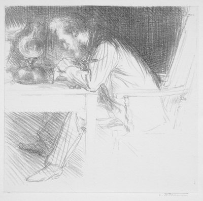 查尔斯·里基茨（Charles Ricketts），1894年。 作者 查尔斯·哈斯伍德·香农