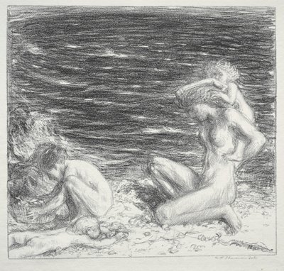 海洋与微风，1894年。 作者 查尔斯·哈斯伍德·香农