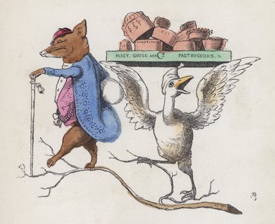 Foxey, Goose & Co, pastrycooks (coloured engraving) 作者 查尔斯·亨利（后）贝内特