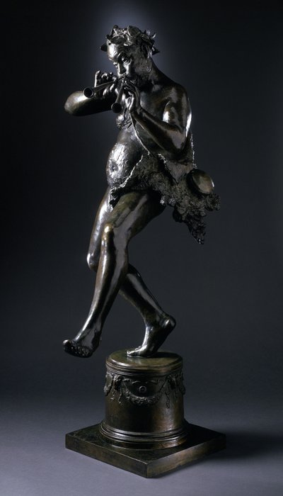 Silenus，约1883年（青铜）。 作者 查尔斯·亨利·尼豪斯