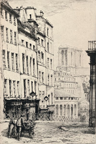 蒙塔格尼-圣吉纳维芙街"，1915年 作者 查尔斯·海曼
