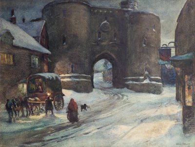 黑麦在冬天，c.1903年（水彩） 作者 查尔斯·霍奇·麦基