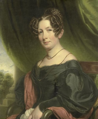 玛丽亚-安托瓦内特-夏洛特-桑德森（1782-1859 年），约翰-弗雷泽之妻 作者 查尔斯·霍华德·霍奇斯