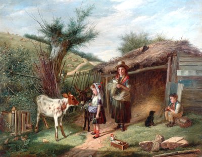 宠物，1838年 作者 查尔斯·亨特