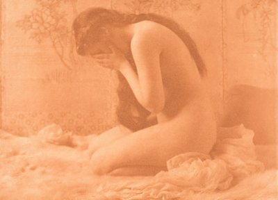 哭泣的马格达伦，约1897年。 作者 查尔斯·伯格