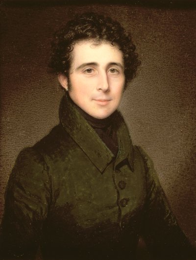 1827年Menstrie Bart的Thomas William Holburne爵士（1793-1874）（象牙油） 作者 查尔斯·贾格尔