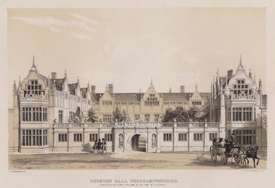 Rushton Hall, Northamptonshire, erected by Sir Thomas Tresham, in the time of Elizabeth (colour litho) 作者 查尔斯·詹姆斯·理查森