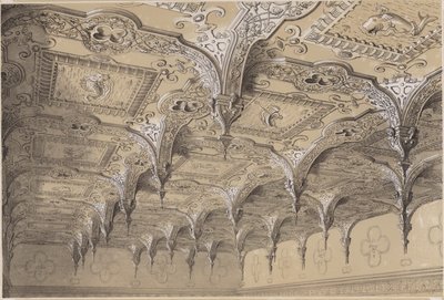 轿车天花板，Audley End 作者 查尔斯·詹姆斯·理查森