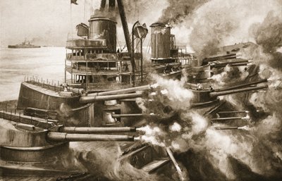 一次咬牙切齿：1915年“插图战争新闻”中的一艘伟大的现代战舰的巨大力量 作者 查尔斯·约翰·德·莱西