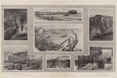 多佛新海军港工程的进展 作者 Charles John de Lacy