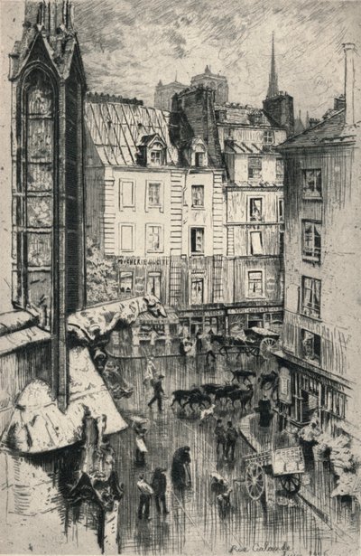 加兰德街（Rue Galande），1915年 作者 查尔斯·乔阿斯