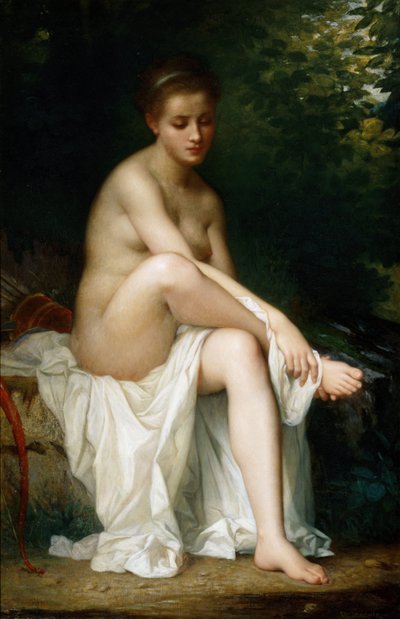 若虫伊斯梅恩（Nymph Ismene），1878年 作者 查尔斯·兰德尔