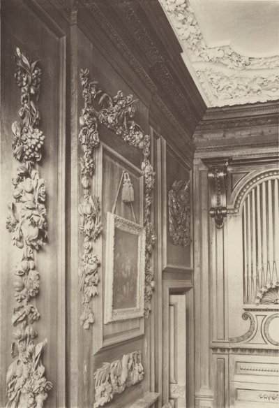 Belton House，管风琴画廊的一部分 作者 查尔斯·拉瑟姆（Charles Latham）