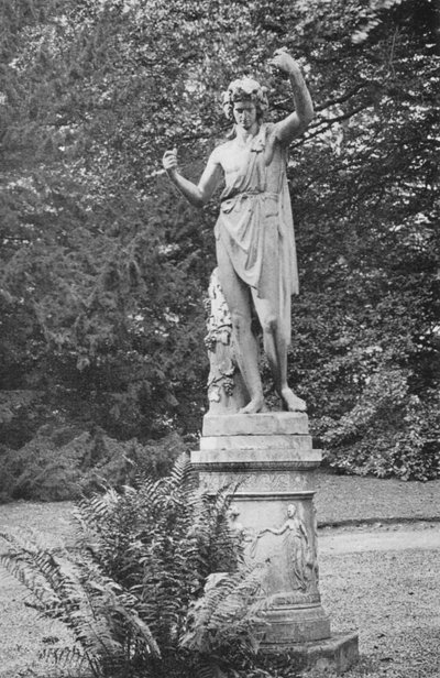 Ribston Hall：花园雕像 作者 查尔斯·拉瑟姆（Charles Latham）