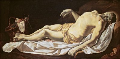 死去的基督（布面油画） 作者 查尔斯·勒布朗