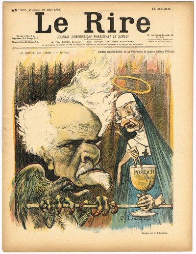 《Le Lire》封面，编号 177，Satirique en Colors 作者 查尔斯·莱安德烈