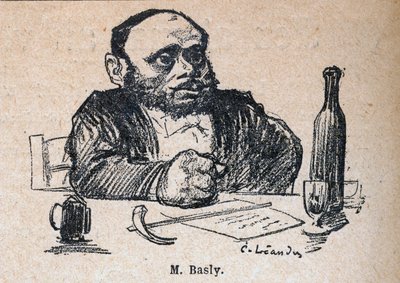 埃米尔-巴斯利（1835-1928），巴黎的副手--保罗-博斯克在《我们亲爱的祖国》中的雕刻--查尔斯-朗德（1862-1934）的插图 1898年--。 作者 查尔斯·莱安德烈